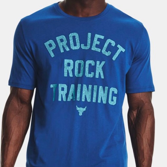Men's Project Rock Training Short Sleeve - Picture 1 of 7